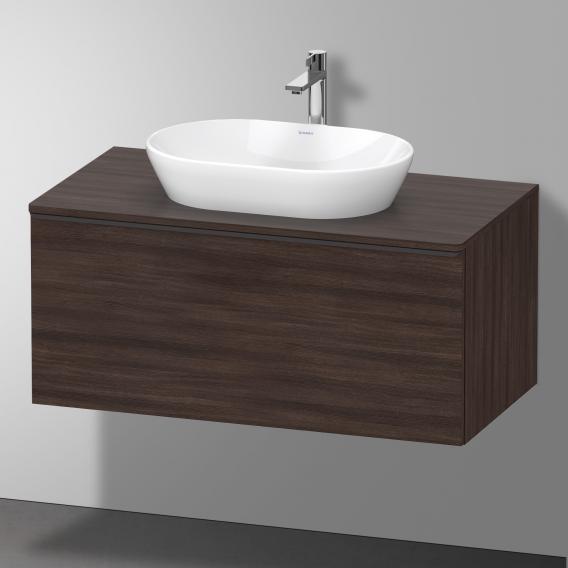 Тумба подвесная под раковину DURAVIT D-Neo DE494805353 1000 мм х 550 мм, с 1 выдвижным ящиком и консолью, каштан тёмный