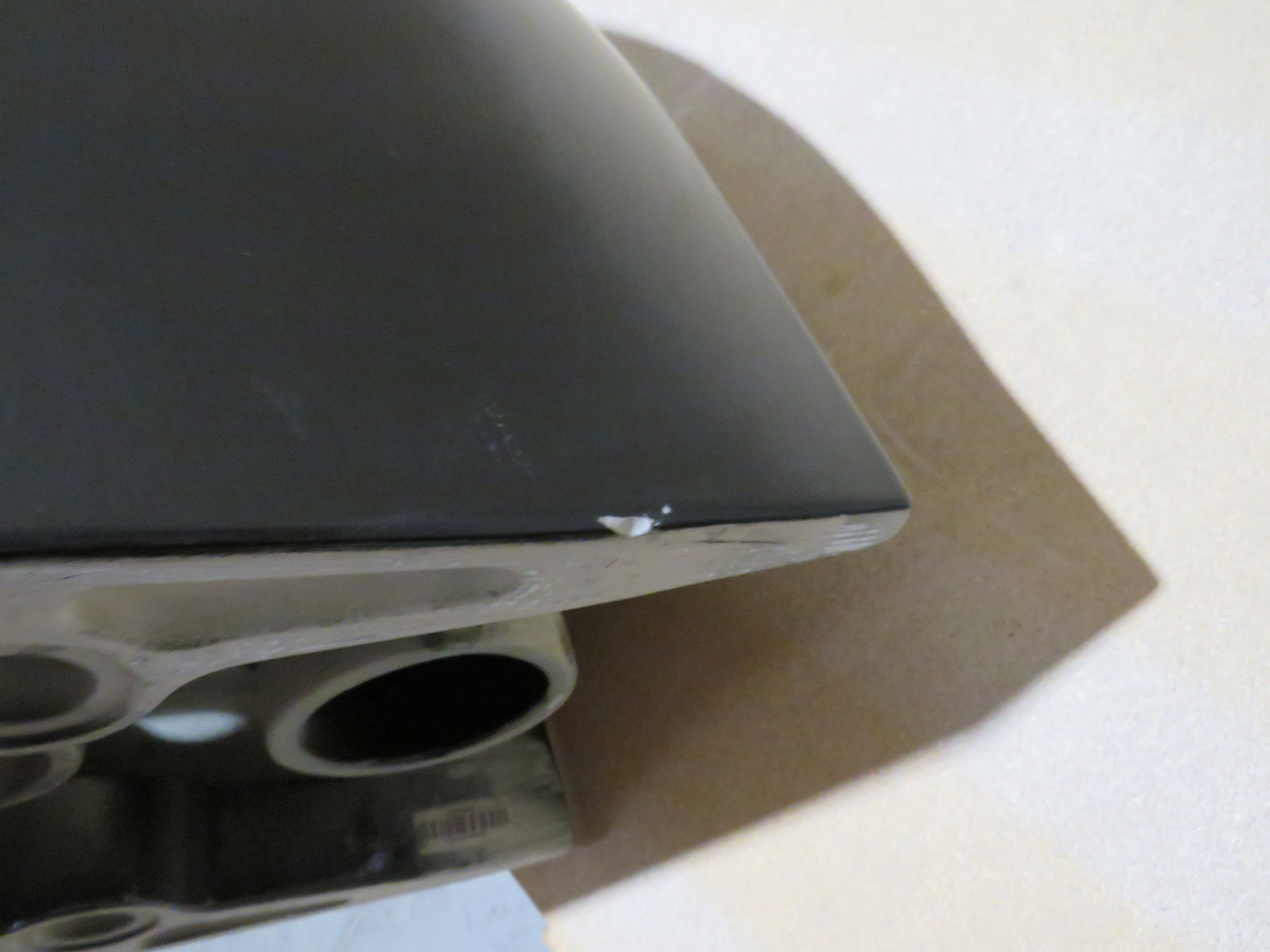 УЦЕНКА, Унитаз подвесной GSI MODO   981626_УЦ/2     Swirlflush, для крепежа FISR2, чёрный матовый Ardesia. /Дефект: небольшой скол эмали