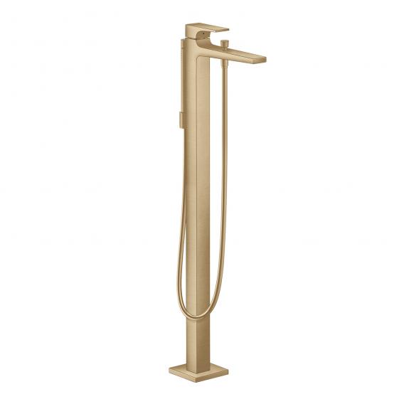 Смеситель для ванны напольный однорычажный Hansgrohe Metropol 32532140 шлифованная бронза