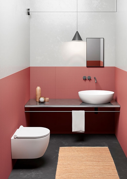 Унитаз подвесной GSI PURA 8802FR209 460 мм х 350 мм, Swirlflush, с крепежом, цвет Белый матовый