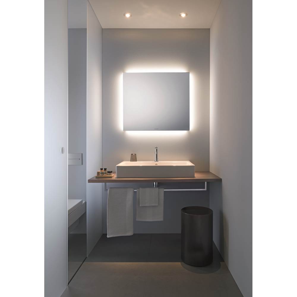 Зеркало с подсветкой Duravit Light and mirror LM7825D0000 Белый алюминий