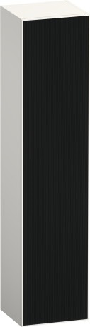 Шкаф-пенал высокий петли справа DURAVIT ZENCHA ZE1352R63840000 360 мм х 400 мм х 1760 мм, стекло чёрное/белый суперматовый