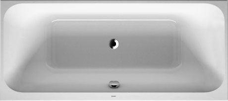 Акриловая ванна Duravit Happy D2 700314000000000 1800 х 800 c двумя наклонами для спины, встраиваемая, белая
