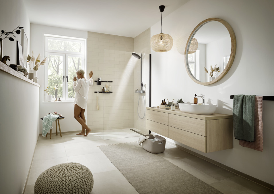 Полотенцедержатель HANSGROHE WallStoris 27926670 Матовый чёрный
