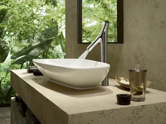 Смеситель для раковины AXOR Starck Organic 12013000 Хром