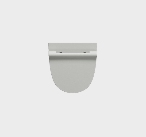 Крышка для писсуара GSI SPARES MSORS17 365 мм х 305 мм, цвет Cenere Matte