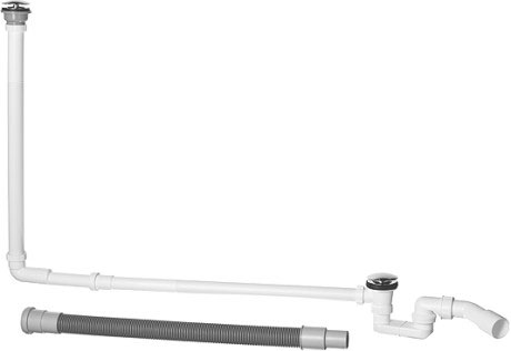 Комплект слива-перелива Duravit Blue Moon 790236000001000 хром