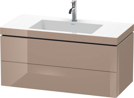 Тумба подвесная с раковиной Duravit L-Cube LC692808686 Капучино глянцевый
