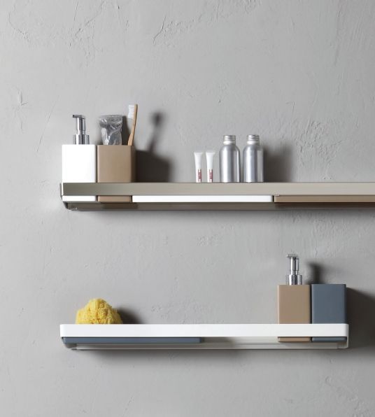 Дозатор для жидкого мыла из композита BERTOCCI FLY 149 1531 0000 Бежевый/Хром