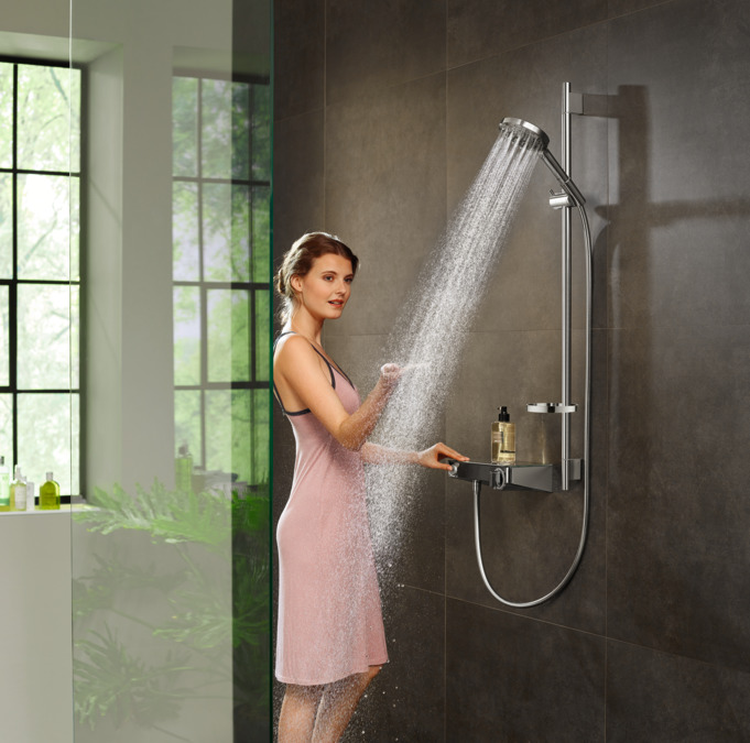 Смеситель для душа с термостатом Hansgrohe ShowerTablet Select 300 13171000  хром