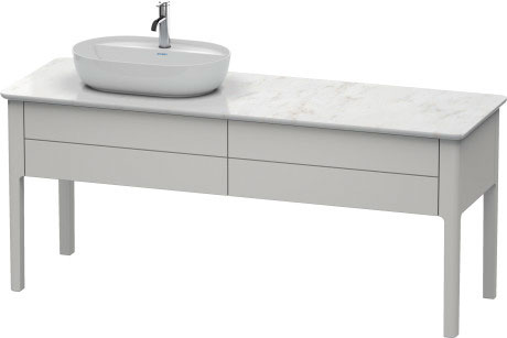 Тумба напольная под столешницу Duravit Luv LU9563L3939 скандинавский белый