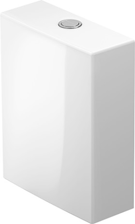 Бачок для унитаза с двойным смывом Duravit White Tulip 0933100005 подвод воды снизу слева, белый