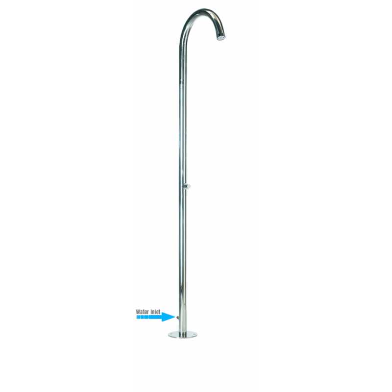 Душевая колонна Bossini Outdoor/Indoor Columns Pool Floor L00823 из нержавеющей стали