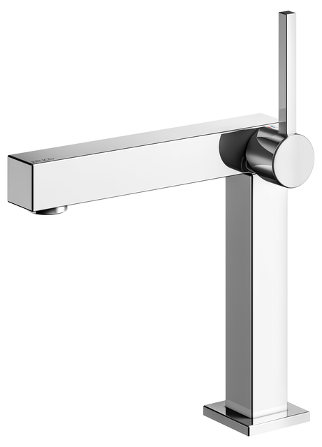 Смеситель для раковины однорычажный KEUCO Edition 90 Square 59102 010000 150 мм. c донным клапаном, хром
