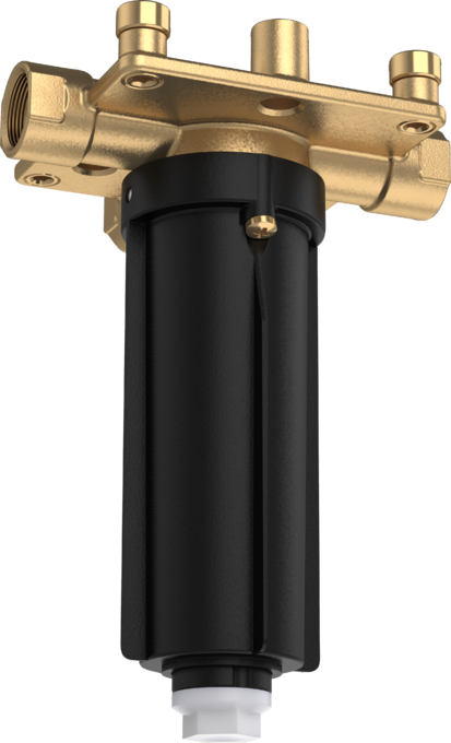 Скрытая часть верхнего душа с потолочным подсоединением HANSGROHE Rainmaker Select 24010180 Чёрный