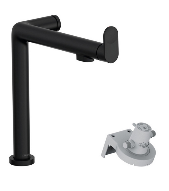 Смеситель для кухни с системой фильтрации 1jet HANSGROHE Aqittura M91 76804670 цвет Чёрный матовый