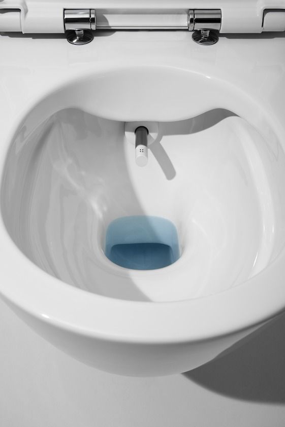 Унитаз-биде подвесной безободковый Laufen Cleanet Navia  8.2060.1.400.717.1  белый, покрытие LCC, внешний подвод воды