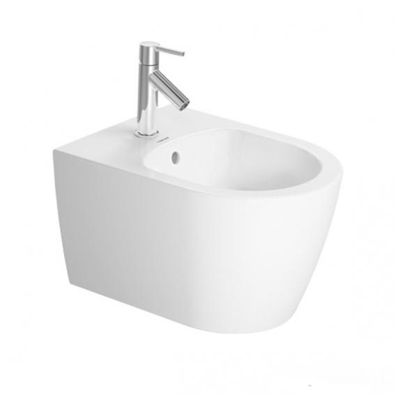 Подвесное биде Duravit ME by Starck 22901500001 с переливом, с покрытием WonderGliss, белое