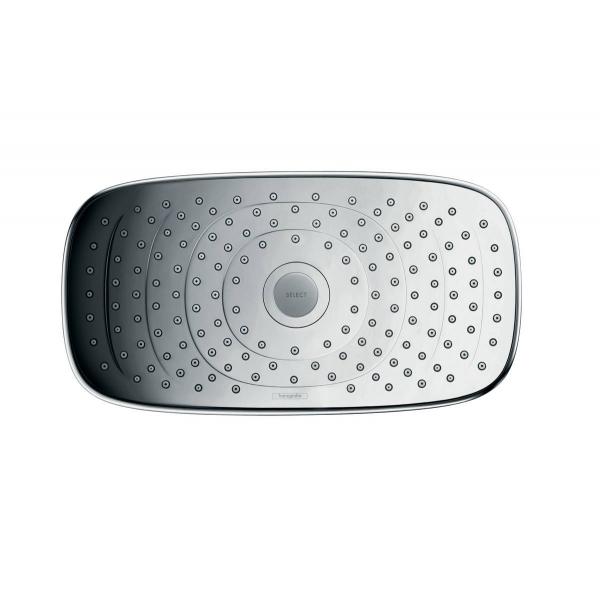 Верхний душ Hansgrohe Raindance Select E 300 2jet 27385000 с держателем душа хром (изделие снято с производства)