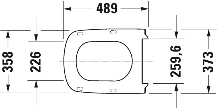 Сиденье для унитаза с крышкой Duravit DuraStyle 0060510000 без автоматического опускания, белый