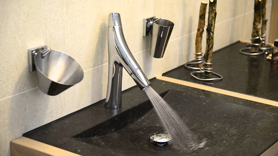 Смеситель для раковины AXOR Starck Organic 12011000 Хром