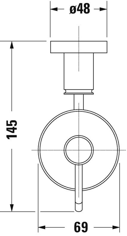 Дозатор Duravit D-Code 0099161000 хром