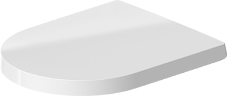 Сиденье для унитаза Duravit ME by Starck 0020092600 с автоматическим опусканием, съёмное, белое/белое шелковисто - матовое