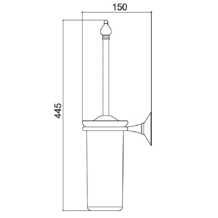 РАСПРОДАЖА Держатель для туалетной бумаги SBORDONI Flora FL111BR Керамика/бронза