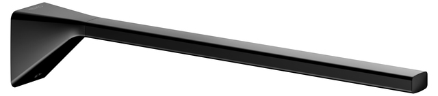 Полотенцедержатель неповоротный KEUCO AVENO 14622 370000 340 мм, с клеевым комплектом, цвет Чёрный матовый