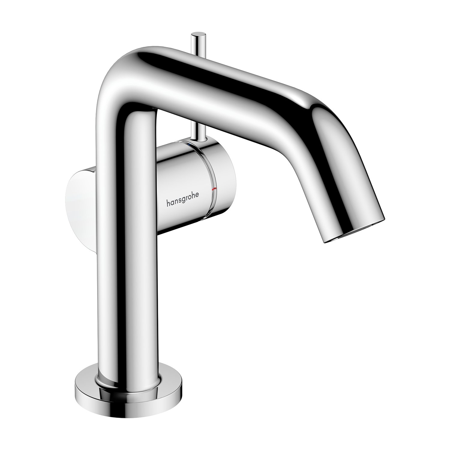 Смеситель однорычажный для раковины HANSGROHE TECTURIS S 73320000 110 мм, с EcoSmart+, с CoolStart, цвет Хром