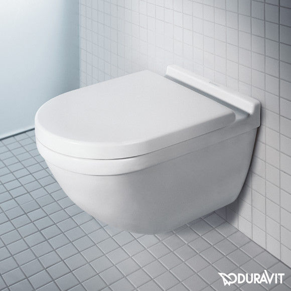 Подвесной унитаз Duravit Starck 3 Rimless 45270900A1 54 см с сиденьем (комплект)