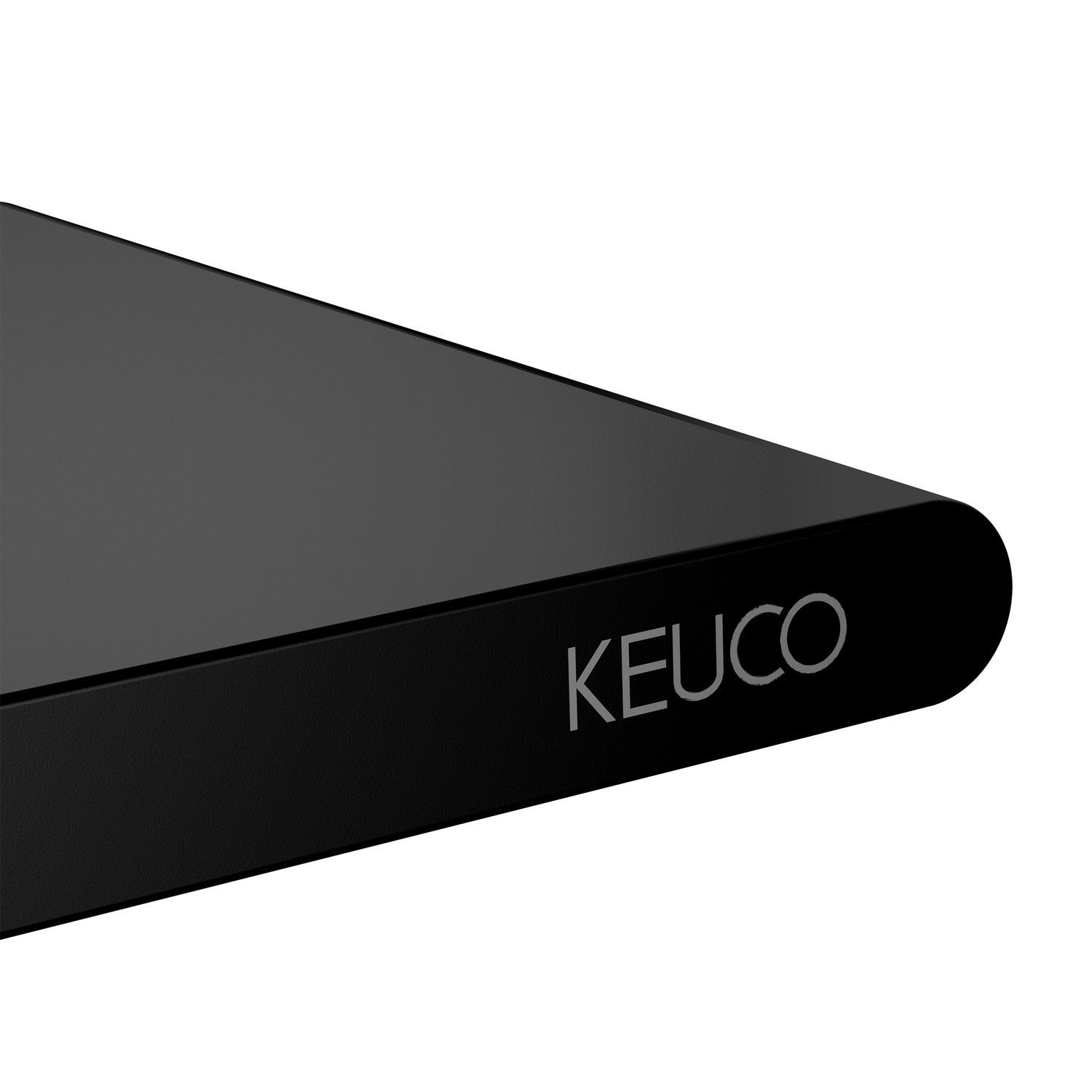Полочка для душа KEUCO AVENO 14658 370000 с клеевым комплектом, цвет Чёрный матовый