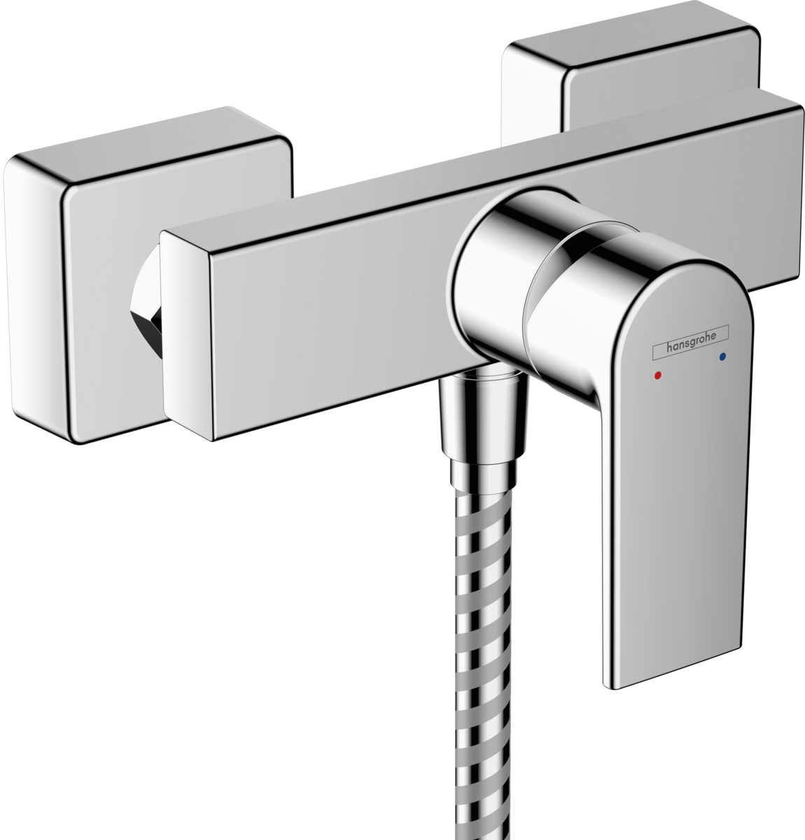 Смеситель для душа однорычажный HANSGROHE Vernis Shape 71650000 внешнего монтажа, хром