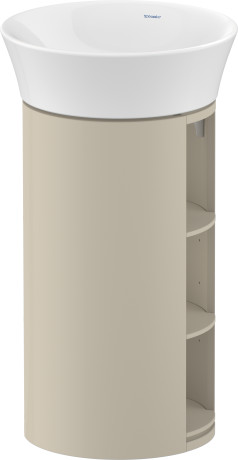 Тумба напольная DURAVIT White Tulip WT42390H3H3 750 мм х 410 мм, тёмно-серый глянцевый
