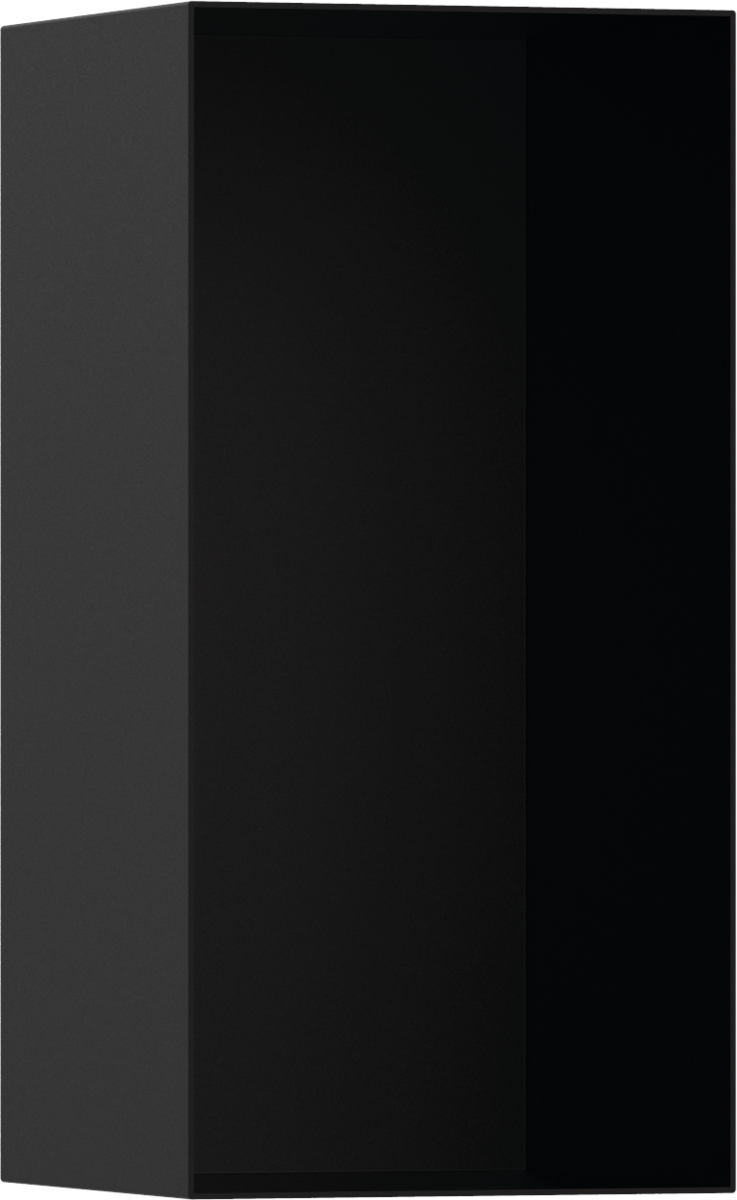 Настенный короб HANSGROHE XtraStoris Minimalistic 56076670 с открытой рамой 300 мм х 150 мм х 140 мм, матовый чёрный