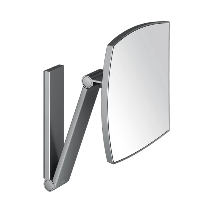 Косметическое зеркало без подсветки KEUCO ilook move 17613 130000 Чёрный шлифованный хром