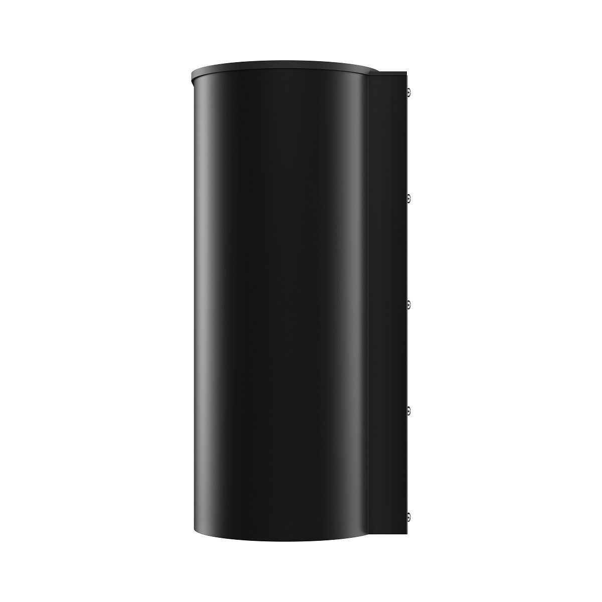 Настенное ведро для мусора настенное с крышкой 30л KEUCO PLAN 14988 370000 Чёрный матовый