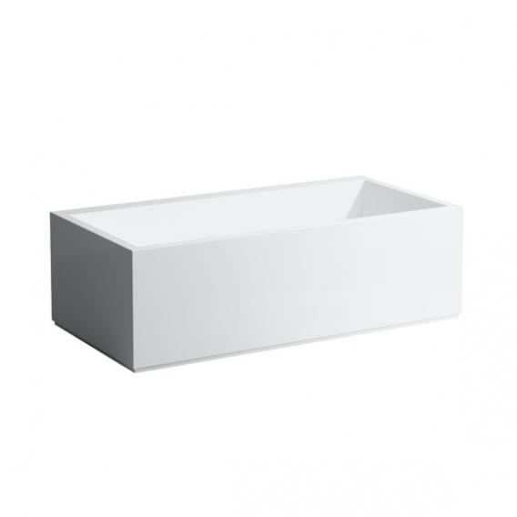 Свободностоящая  ванна  прямоугольная  Kartell by Laufen   2.2333.2.000.616.1 правая, 170x86 см,   из материала  Sentec, с подсветкой перелива, с  подъемным механизмом, белая