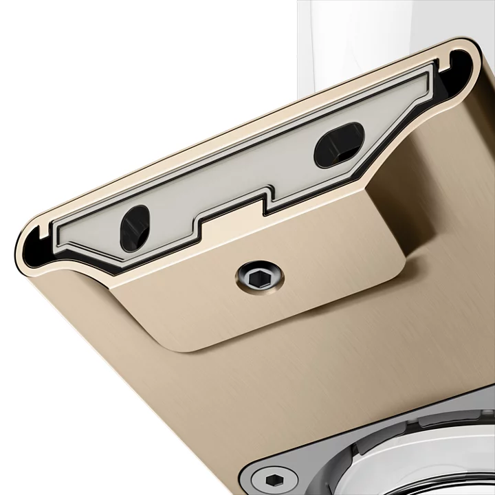 Держатель для стакана Keuco Edition 400 11550 039000 в комплекте со стаканом, бронза шлифованная