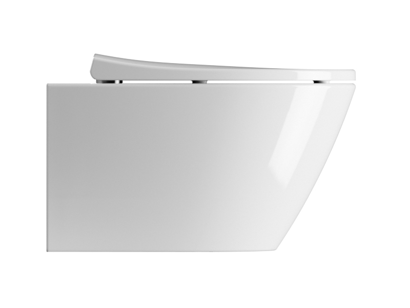 УЦЕНКА. Унитаз подвесной безободковый GSI MODO  981611_УЦ/15   520 мм х 370 мм, белый глянцевый / Дефект:  Уколы в эмали.