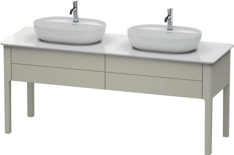Тумба напольная под столешницу Duravit Luv LU9562B6060 серо-коричневый