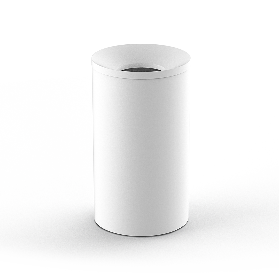 Ведро для мусора Decor Walther DW 240   0615650   70 X Ø 40 см, 60 л, с внутренним контейнером, цвет белый матовый