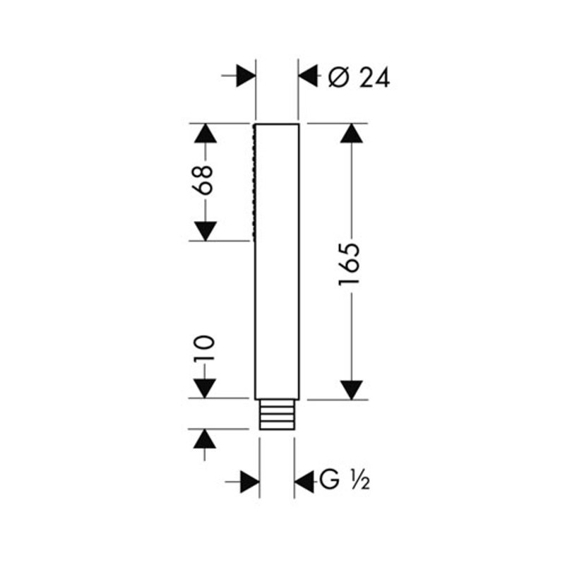 Ручной душ Axor Starck 10531000 хром