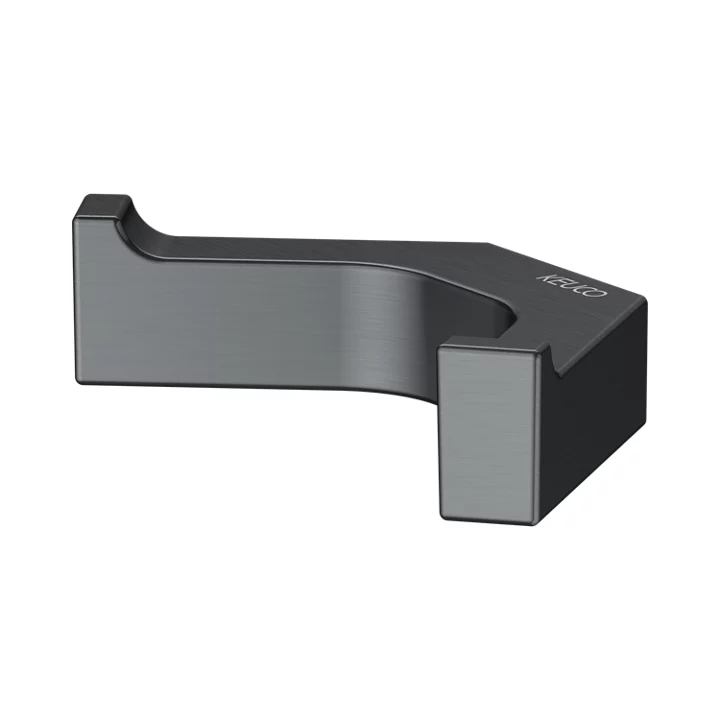 Крючок двойной для полотенца KEUCO EDITION 11 11115 130000 Чёрный шлифованный хром