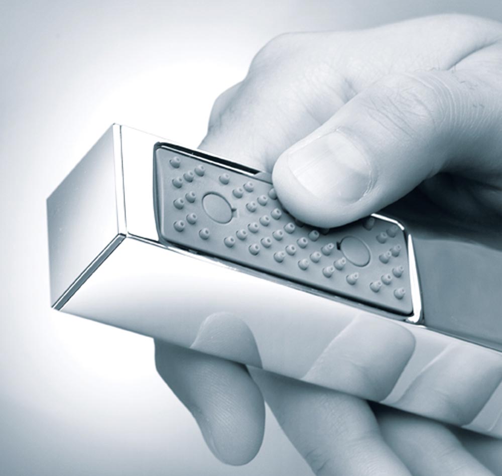 Лейка для душа Bossini Cube моноструя B00255 Хром