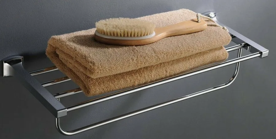 Полка для полотенец с держателем HANSGROHE LOGIS UNIVERSAL 41720000 цвет Хром