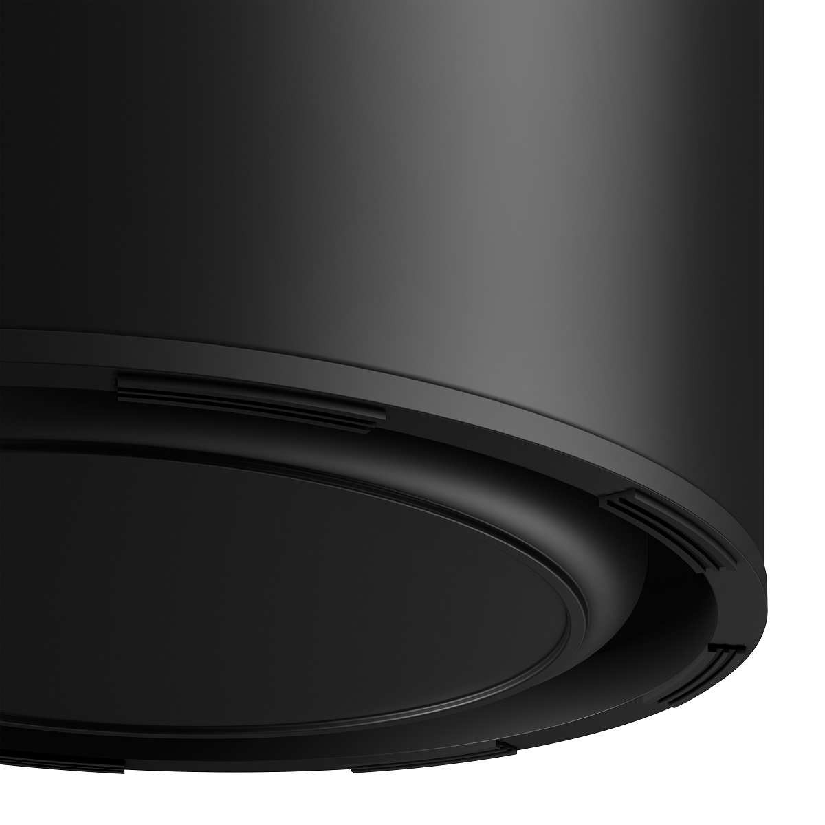 Ведро для мусора с крышкой 5 л KEUCO PLAN 04989 370037 Чёрный матовый