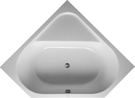Акриловая встраиваемая угловая ванна Duravit D-Code 700137000000000 1400 х 1400