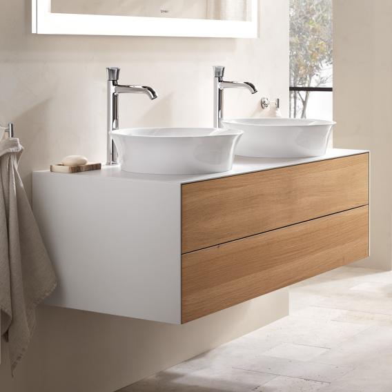Раковина круглая встраиваемая Duravit White Tulip 2362430079 диаметр 430 мм, без отверстия под смеситель, без перелива, белая