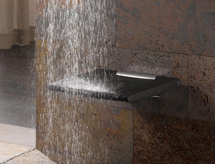 Складное сиденье Keuco Plan Care 34983 010037 темно-серый, хром